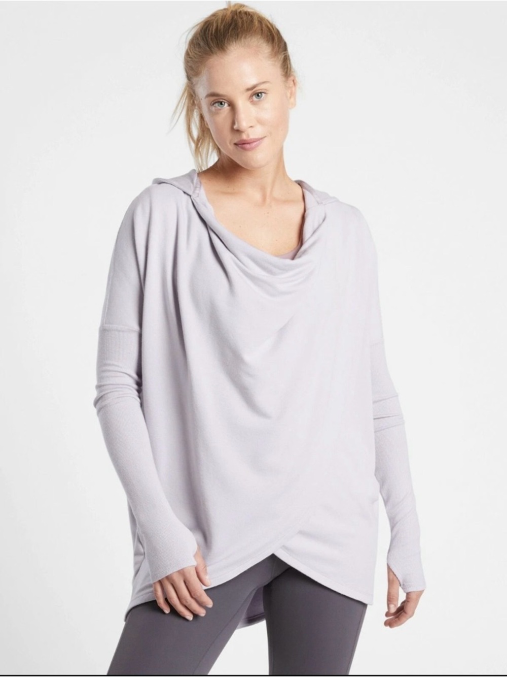 Athleta Purana Wrap Sweatshirt